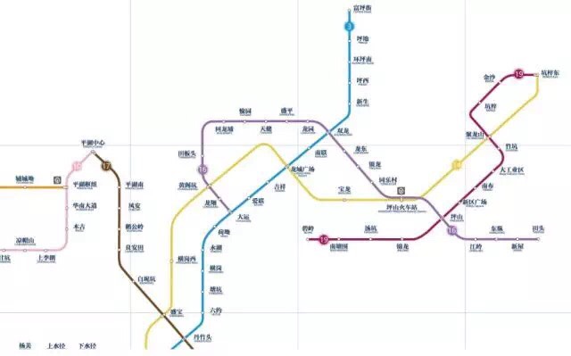 深圳地铁14号线最新线路图,深圳地铁14号线最新版线路图