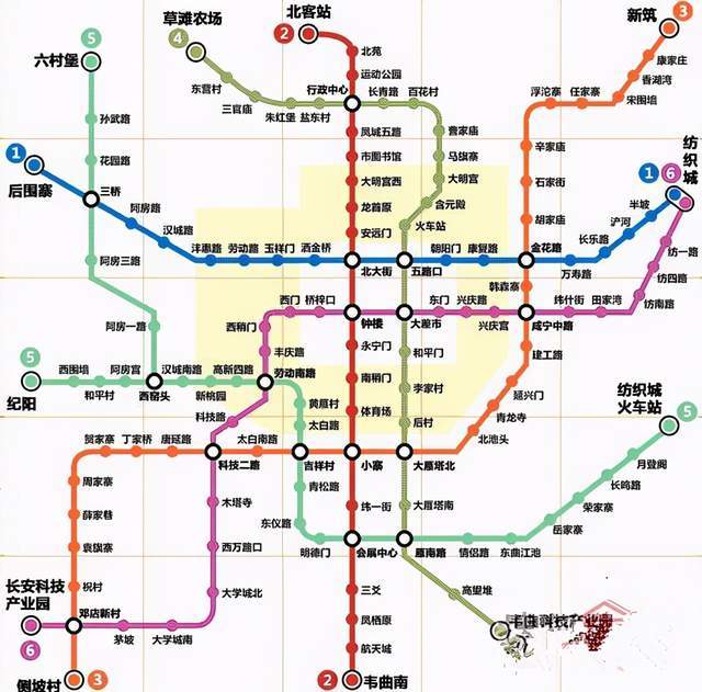 西安地铁14号线最新线路图,西安地铁14号线最新版线路图揭晓