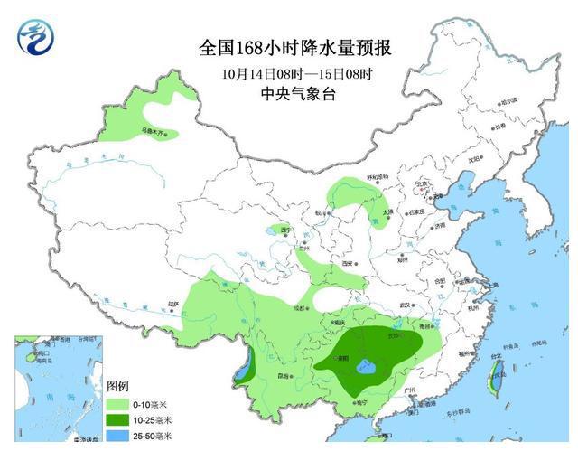 最新全国降雨分布图,详实呈现当下全国雨势分布态势图