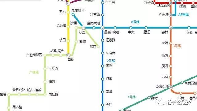 广州地铁21号线最新线路图,广州地铁21号线全新调整版线路图发布。