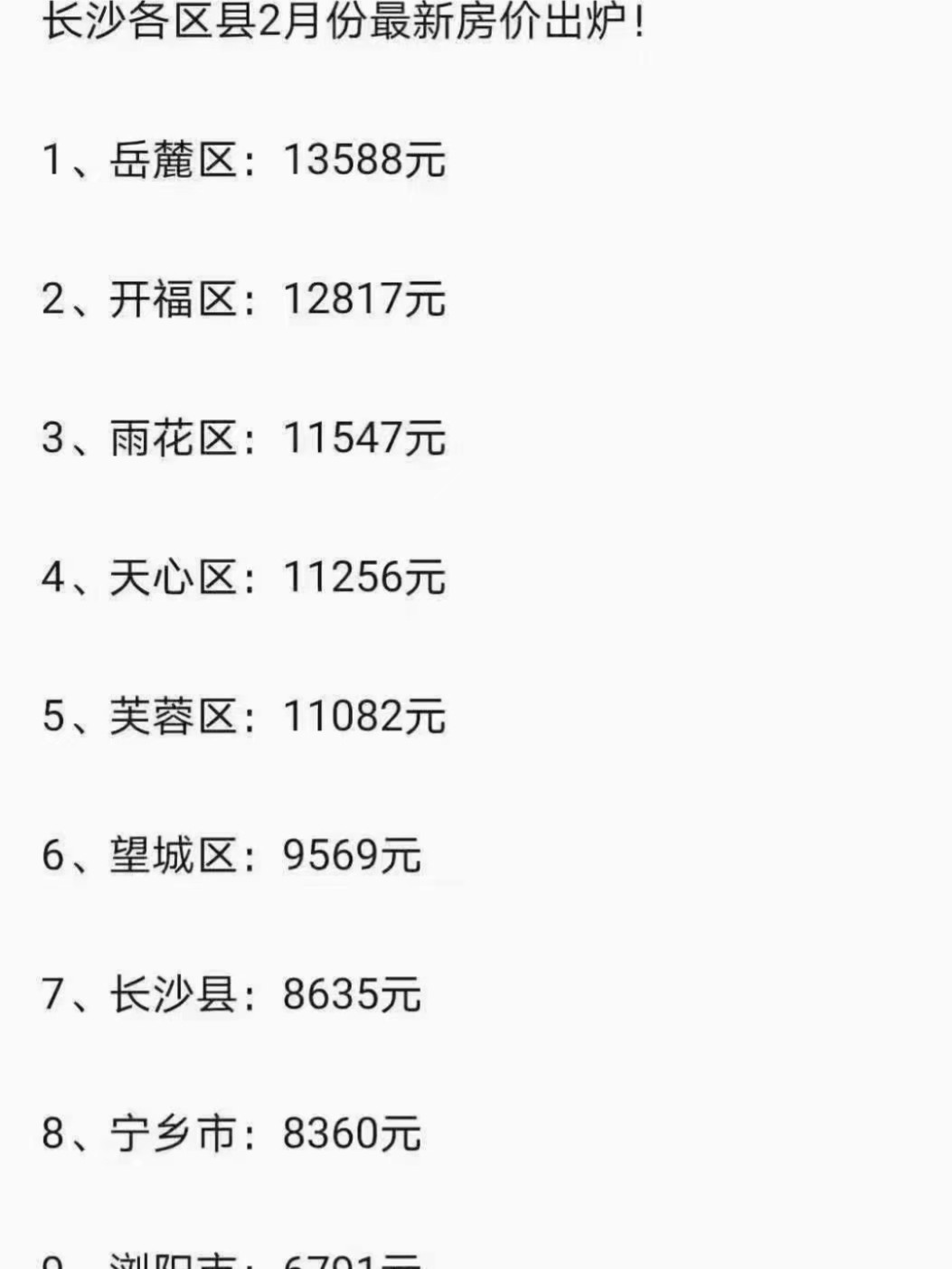 长沙楼盘最新价格暴跌,长沙房地产项目近期市场价大幅跳水。