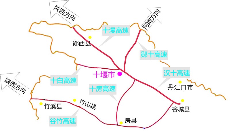 最新十堰地图,“十堰最新版地图”