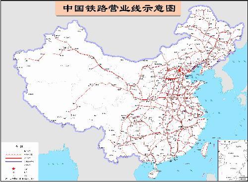 中国铁路最新地图,中国铁路新版图谱