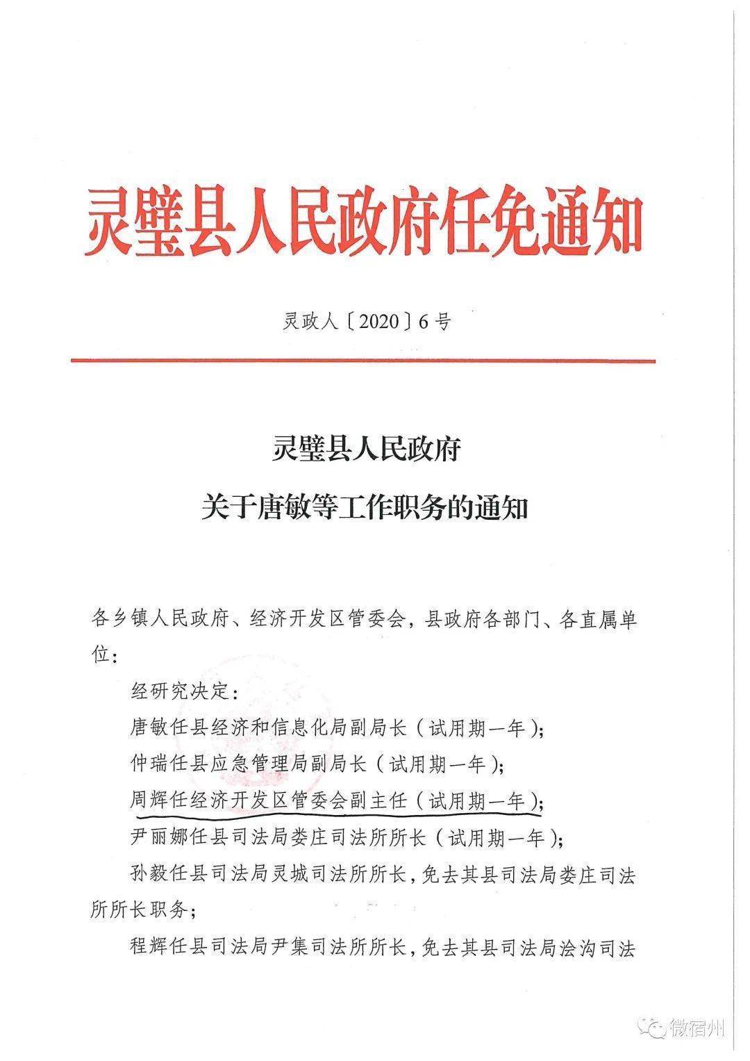 聚焦灵璧最新人事调动公示动态