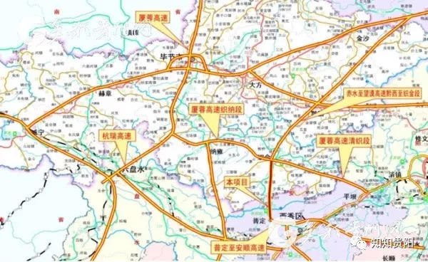 最新贵州高速公路地图：贵州高速路网图最新版